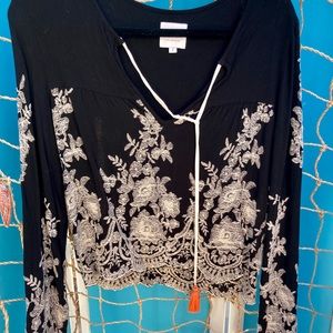 Women’s Miss  Embroidered Bohemian Style Blouse